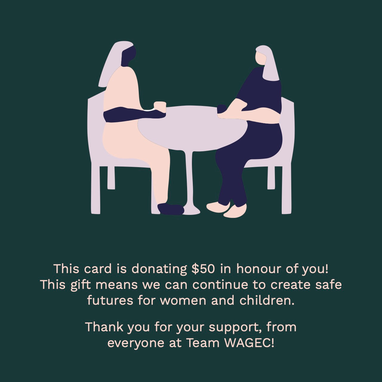 $50 Digital Donation Gift Card — Case Management Session