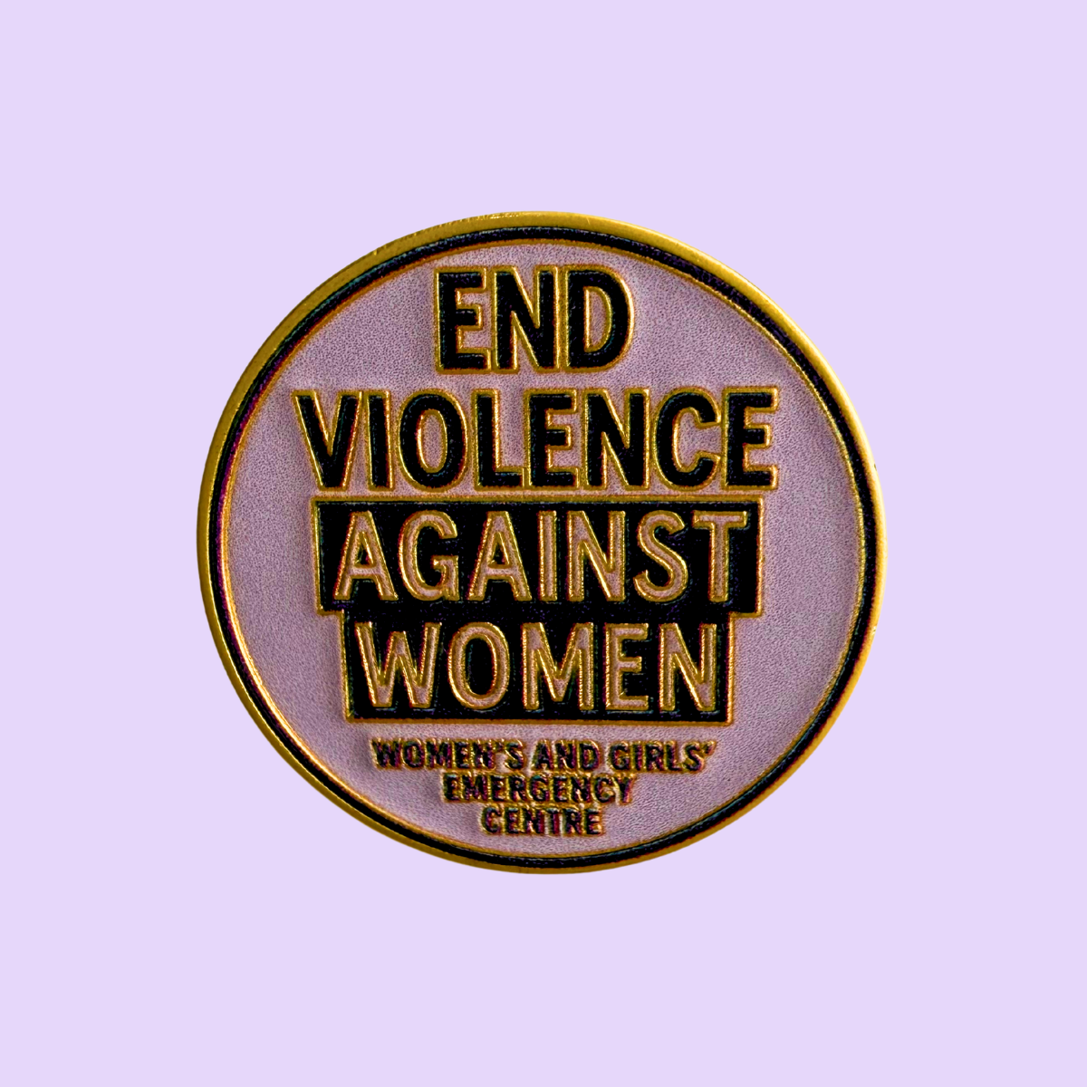 WAGEC 'End Violence Against Women' Enamel Pin
