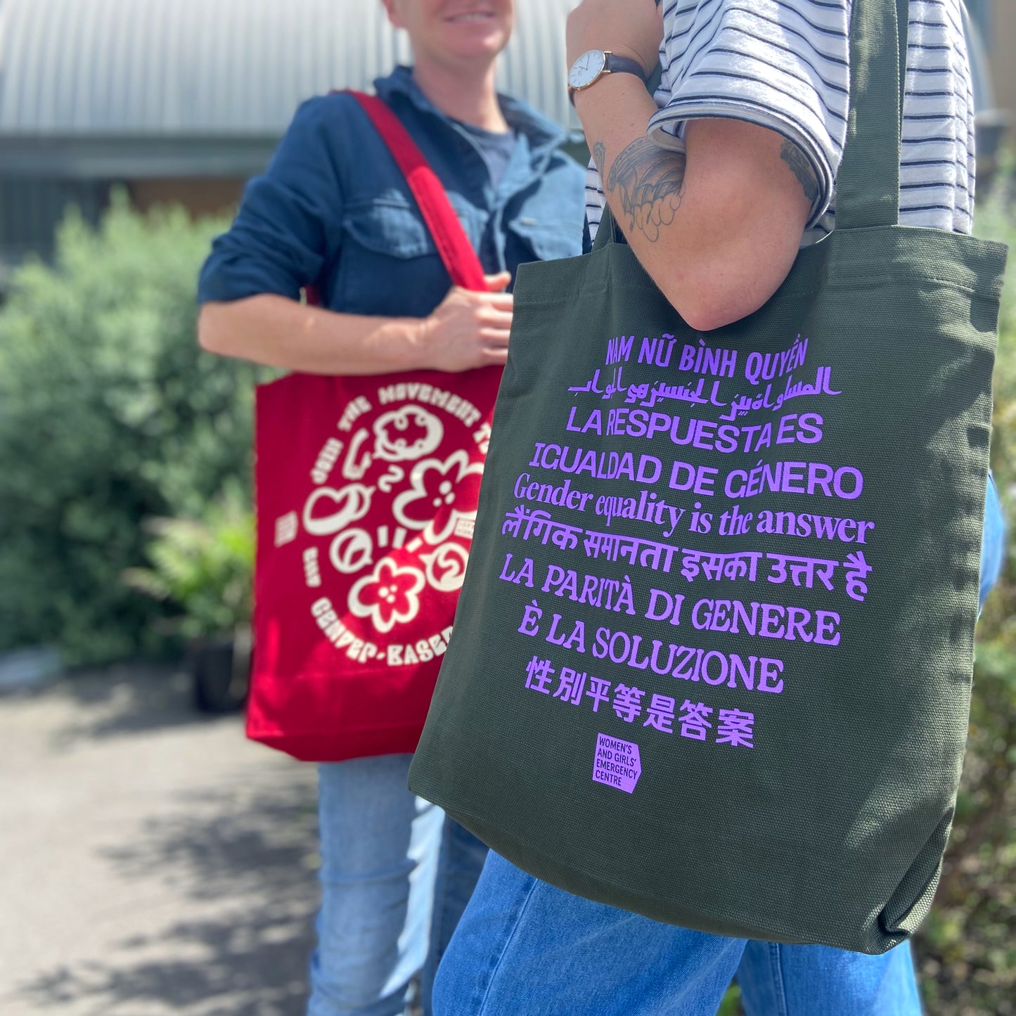 'Gender Equality is the Answer' Tote Bag